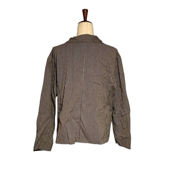 Chico's Pinstripe Stretchy Jacket - Picture 7 of 11